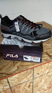 Fila Ever Grand At shoes, gray/black/red, size 13