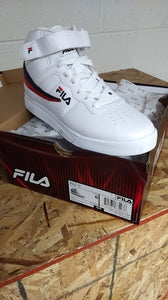 Kid's Fila Mulc 13 Shoes, white/red/navy, size 6