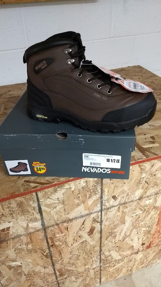 Nevados Work shoes, brown/black, size 10.5