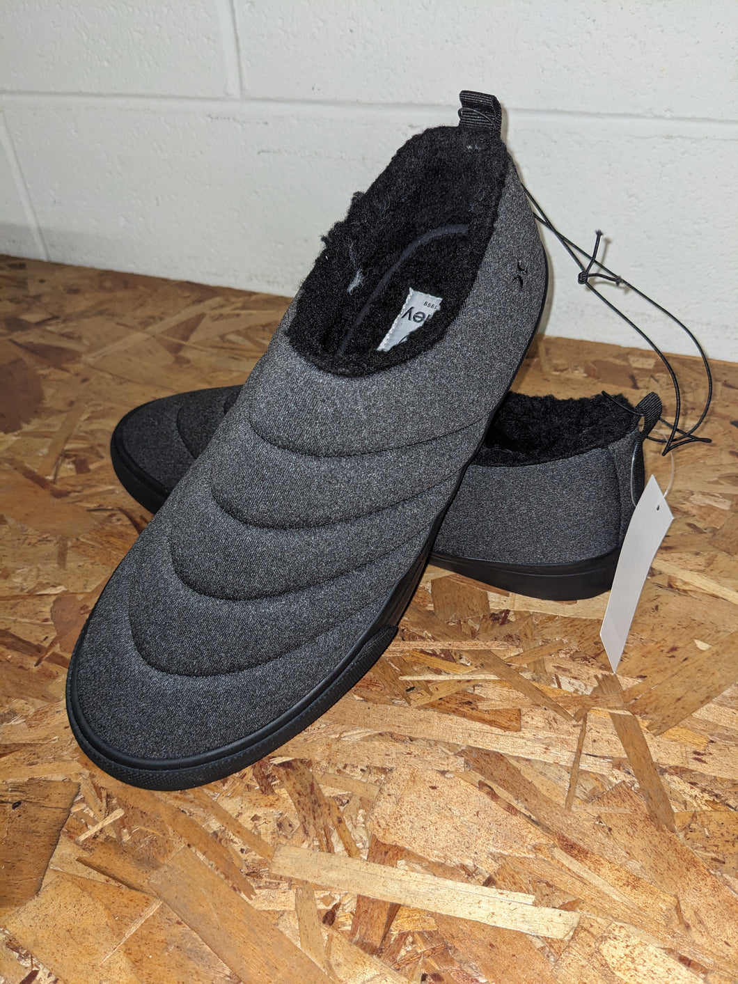 Men's Hurley Puff Clog Shoe, gray, size 9