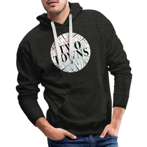 Two Towns Band Men’s Premium Hoodie - charcoal grey