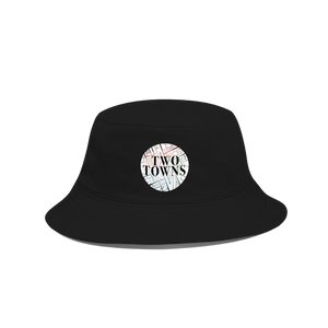 Two Towns Band Bucket Hat - black