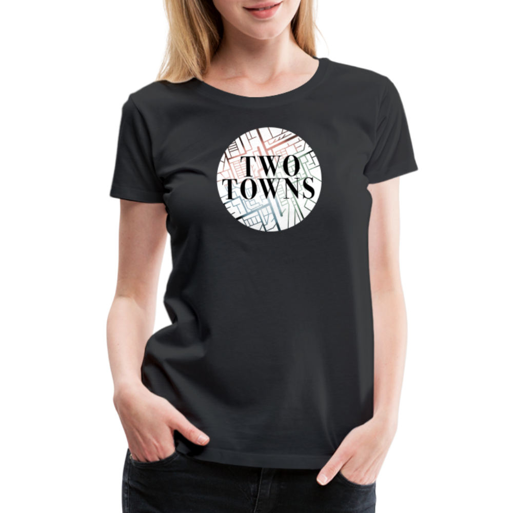 Two Towns Band Women’s Premium T-Shirt - black